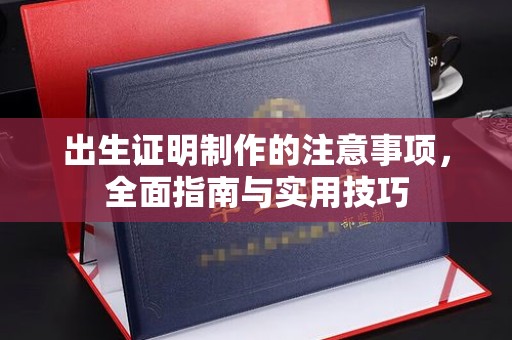 保税港区出生证明制作的注意事项，全面指南与实用技巧
